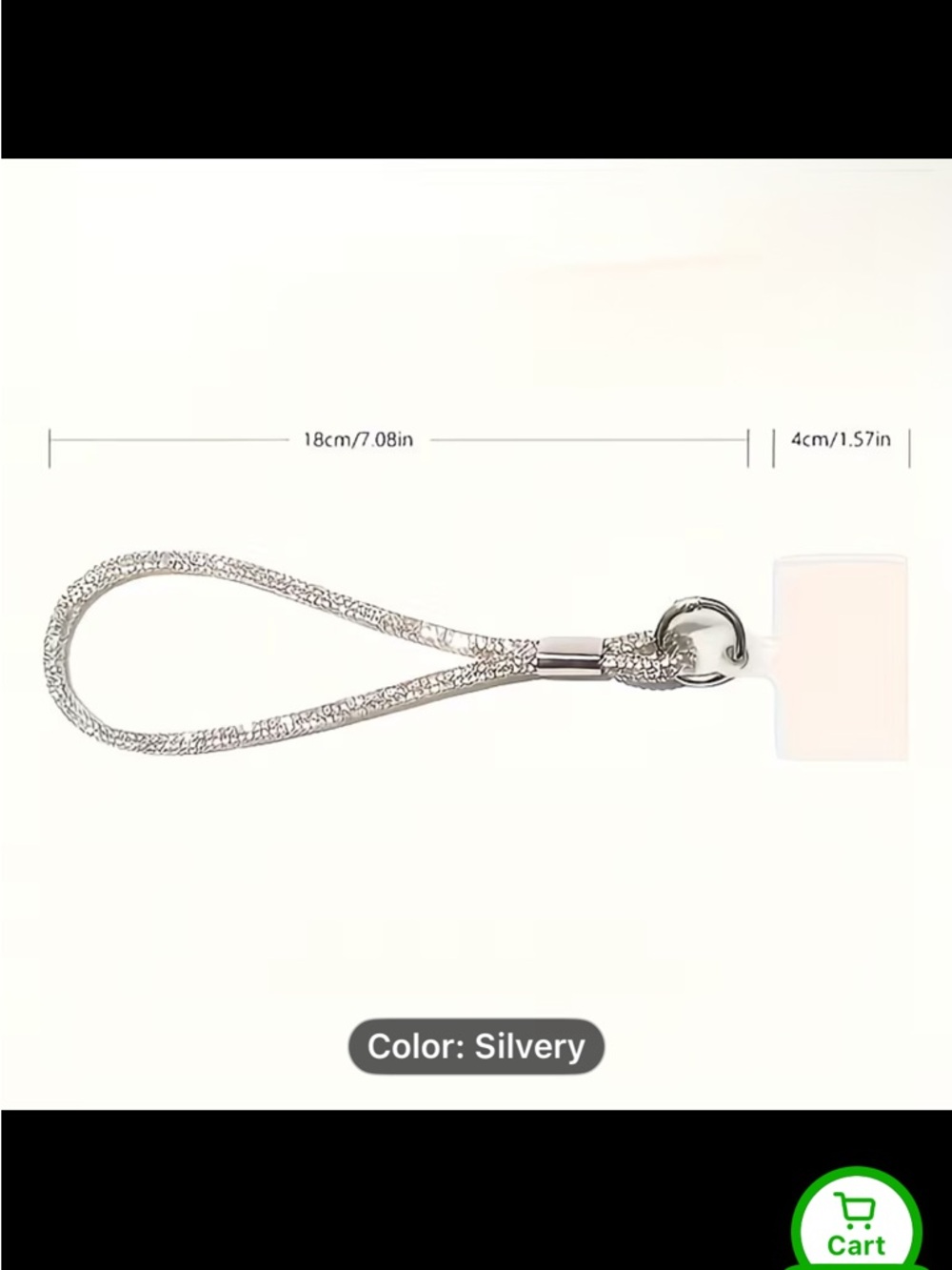 💝 Purse charm / Keychain / phone wristlet NEW retail $15 - Picture 4 of 5